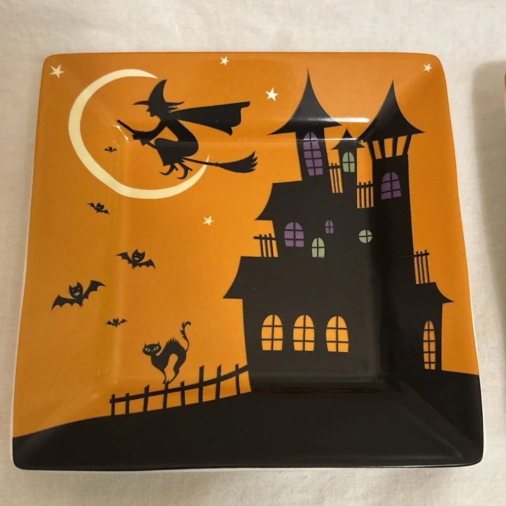 222 Fifth Halloween Decorative Plates 5